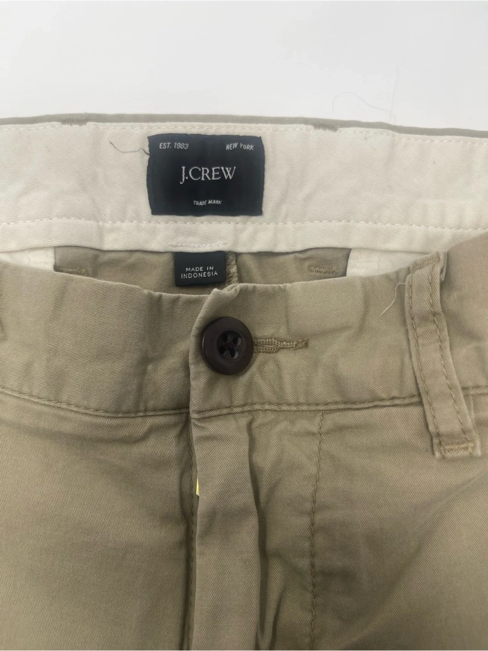 J.Crew Men's Tan and  Blue Chino Pants
